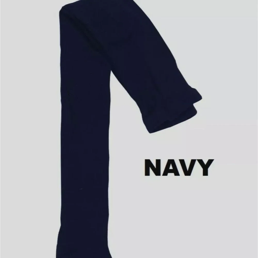 Zubii Girls Footed Tights White Navy Size 6 Pack of 2